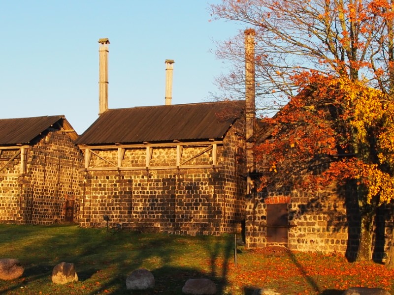 Kolaugnar i Dalsbruk.Taalintehtaan kolauunit.