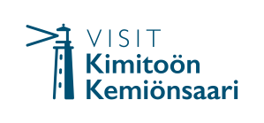 VisitKimitoön blå text / sininen teksti