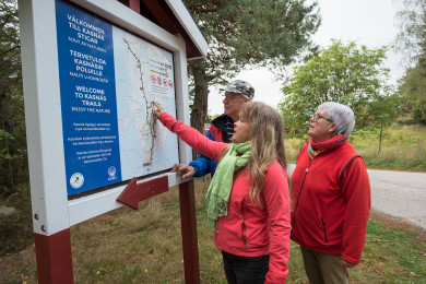 Kasn&auml;s naturstig 3 km