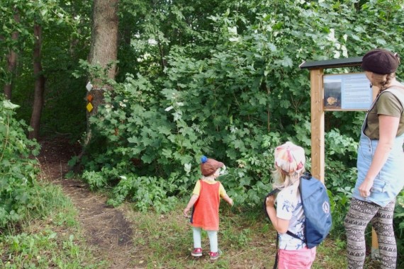 Barnens pysselstig 0,7 km