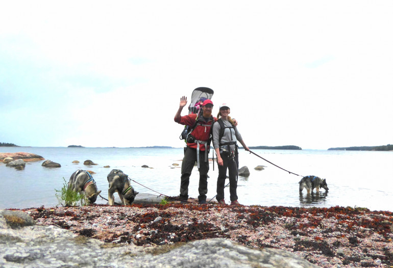 Vandra med huskies