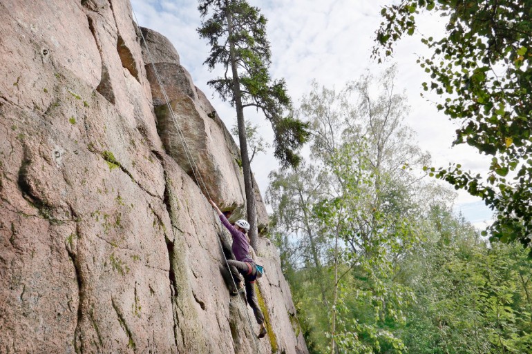 Kl&auml;ttra p&aring; klippor