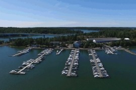 S&ouml;ljesholmen hamn vid L&ouml;v&ouml; bro